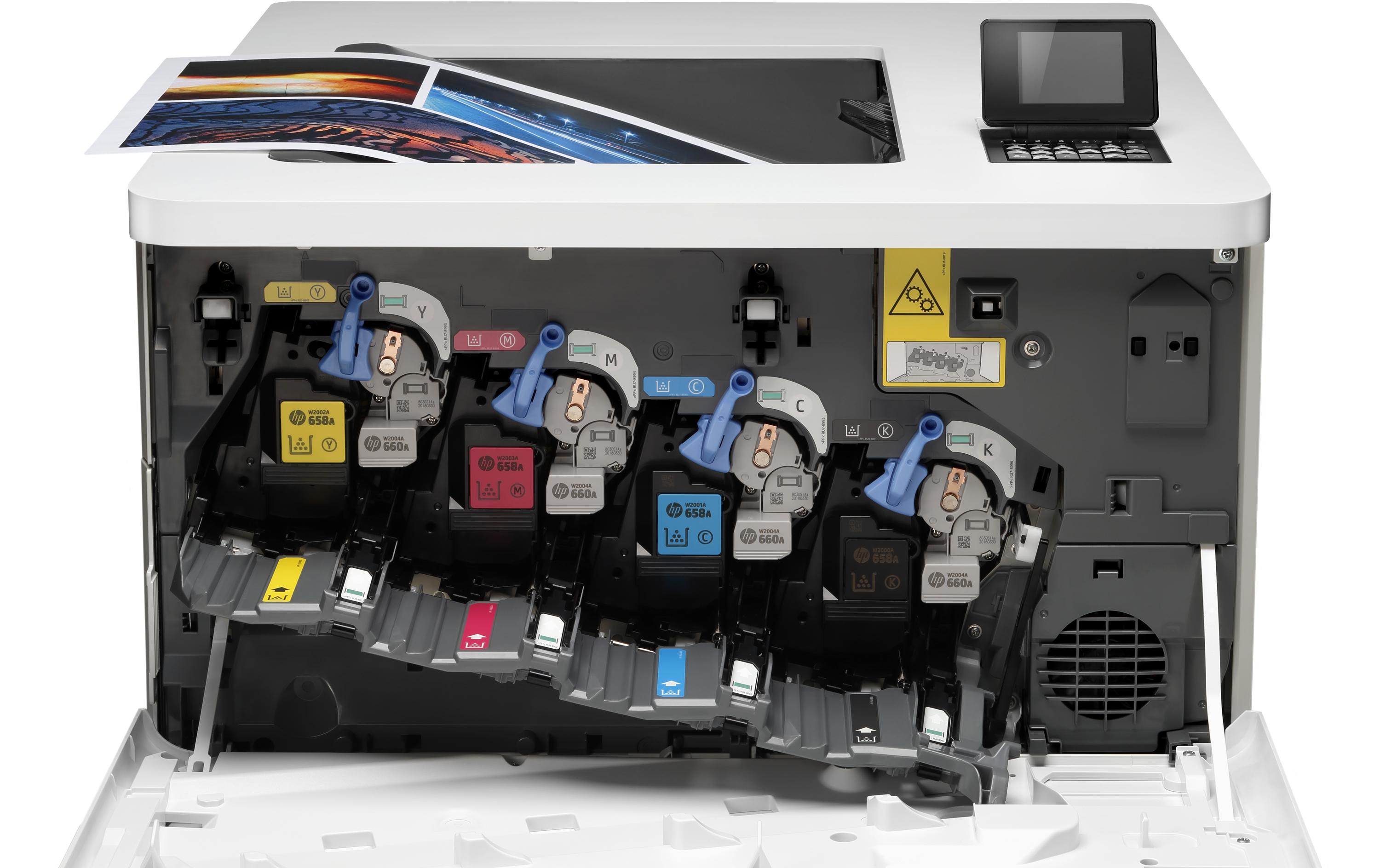 Drucker Color LaserJet Enterprise M751dn<br>Schneller, netzwerkfähiger Farblaser-Drucker mit automatischer Duplexeinheit