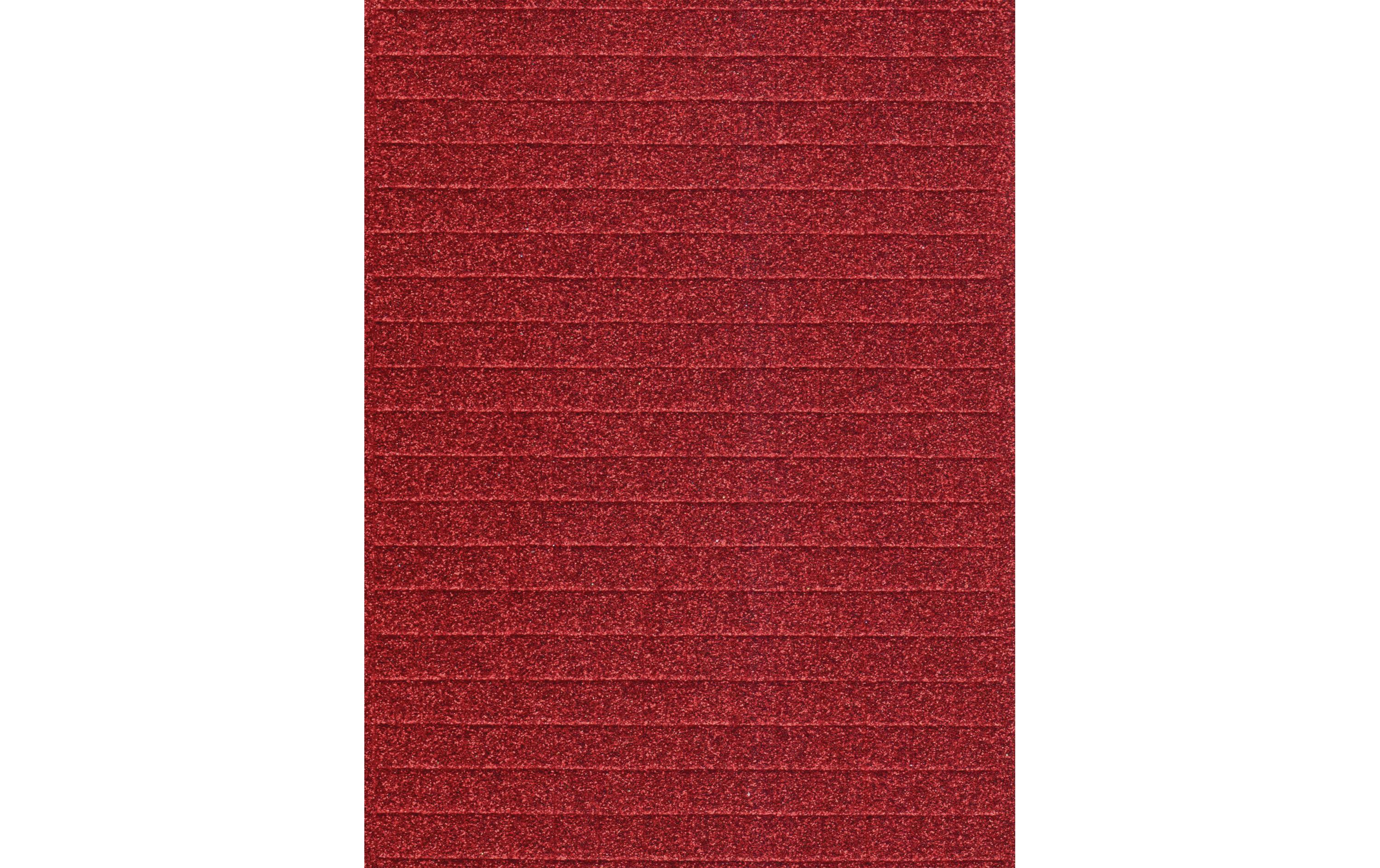 Moosgummi-Set Mosaik Glitter selbstklebend, 6 StückMoosgummi Mosaik Glitter