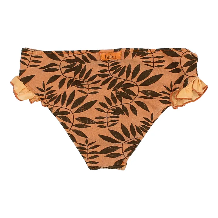 Búho Culotte de Bain Coton Bio Jungle | Orange