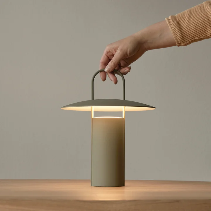 Audo - Ray Akkuleuchte LED, dusty green