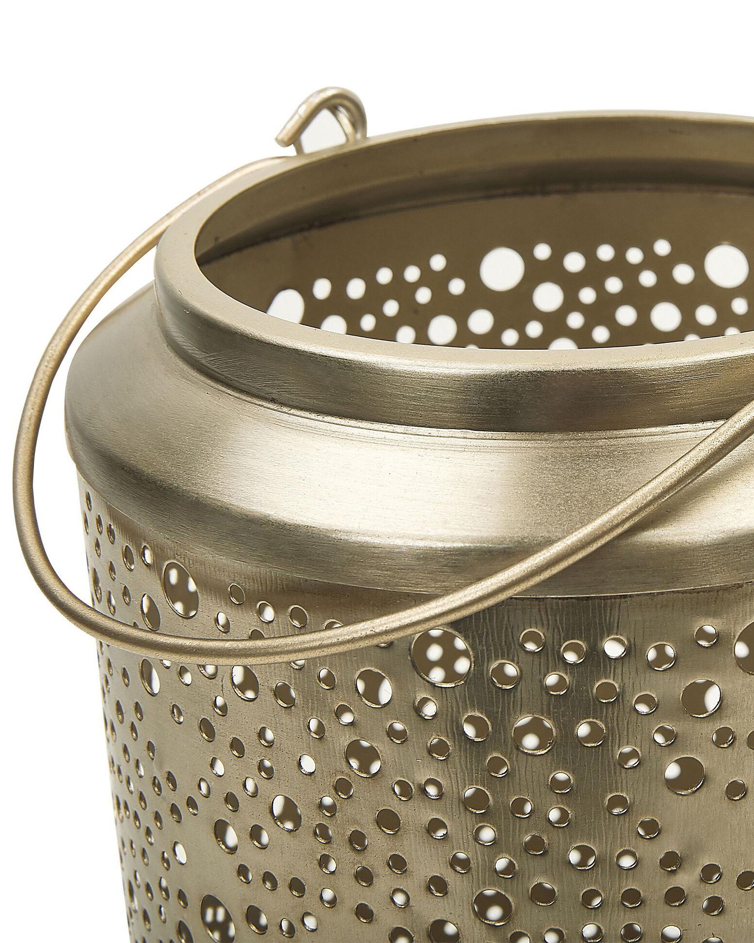 Lantaarn CORFU Metaal 25 cm Goud