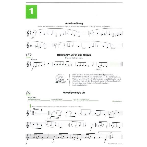 De Haske Hören Lesen Schule 3 Trumpet