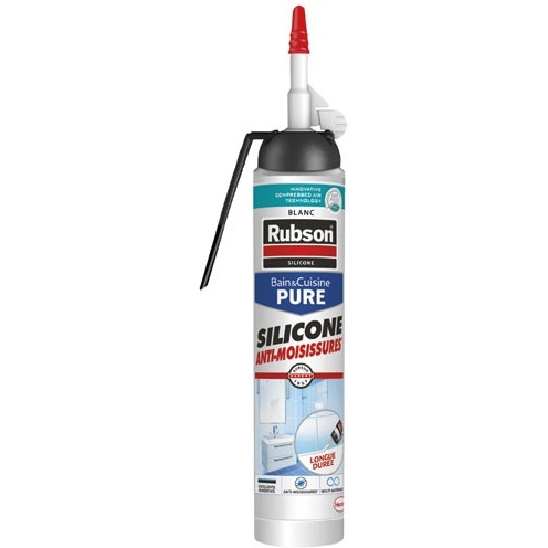 Mastic sanitaire - 200 mL - transparent