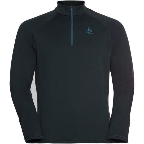 Sweat polaire randonnée ODLO MID LAYER 1/2 ZIP BESSO DARK SAPPHIRE