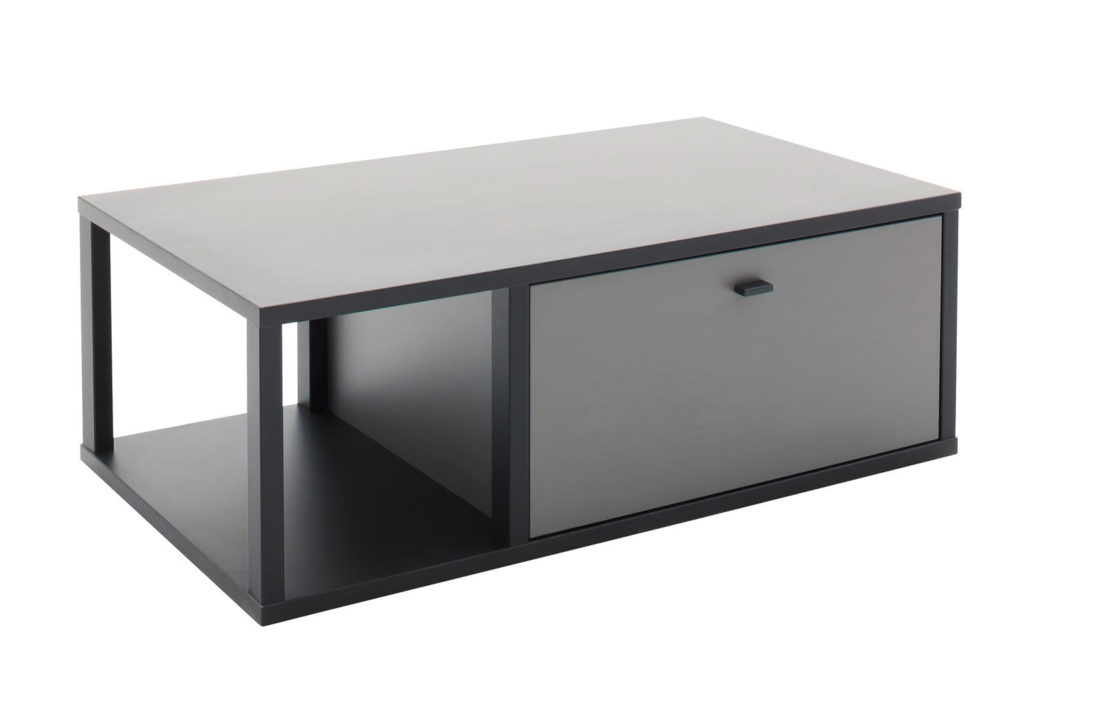 Couchtisch LUXOR 95 x 55 cm Royal grau/ anthrazit