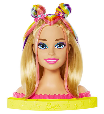 Barbie Fris?r - Neon Rainbow Deluxe Styling Head