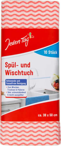 Jeden Tag Spül- und Wischtuch 38x50cm