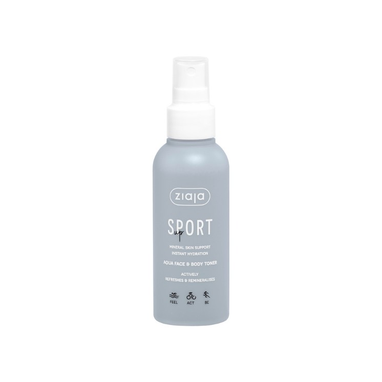 Ziaja Sport Up Aqua - Körper- und Gesichtstonikumspray 120 ml