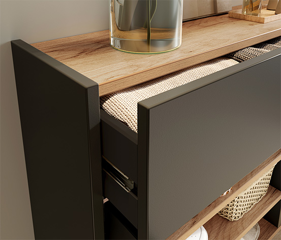Mehrzweckschrank »Ameca« breit, graphit