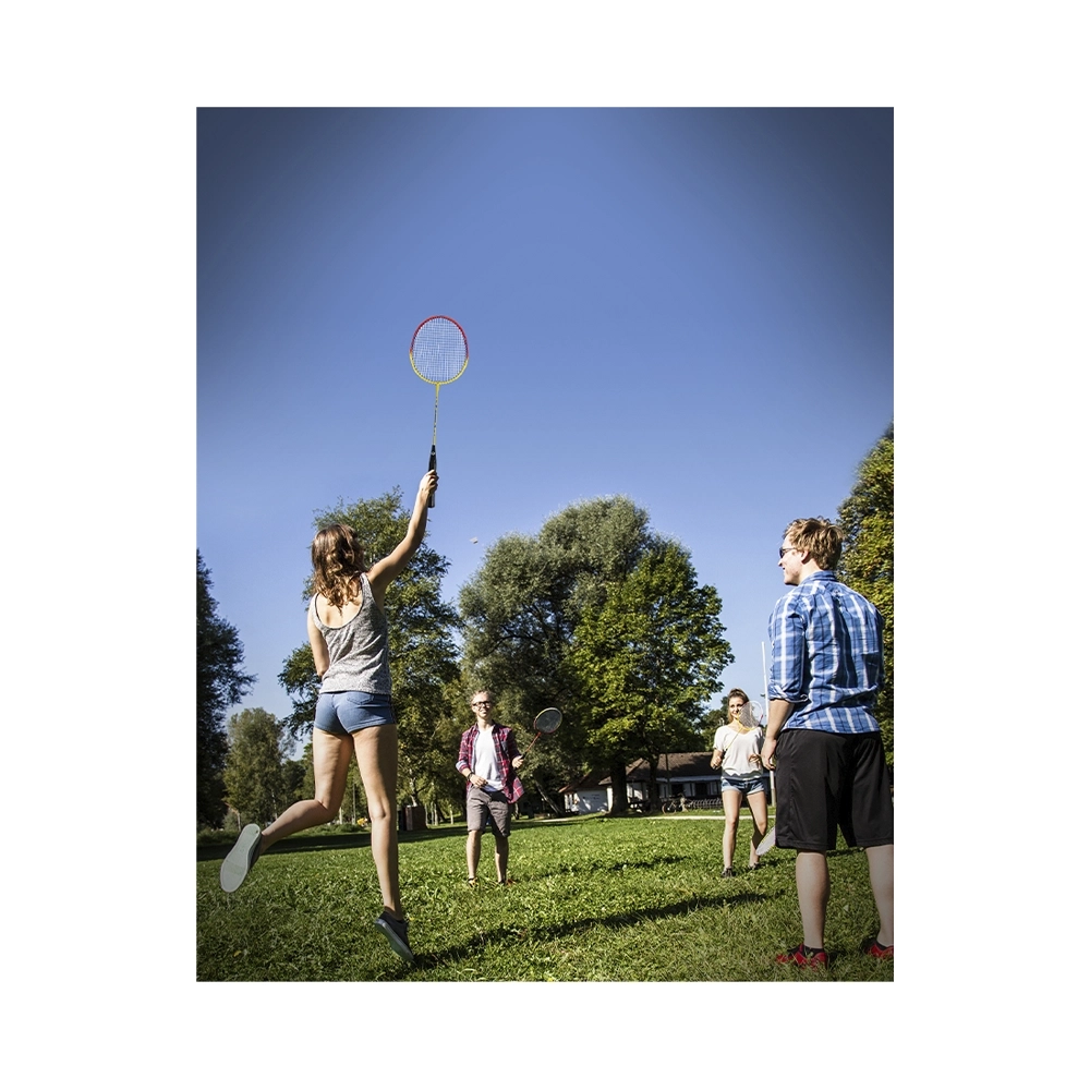 Schildkröt Badminton-Set 4 Schläger 2 Bälle in Tragetasche