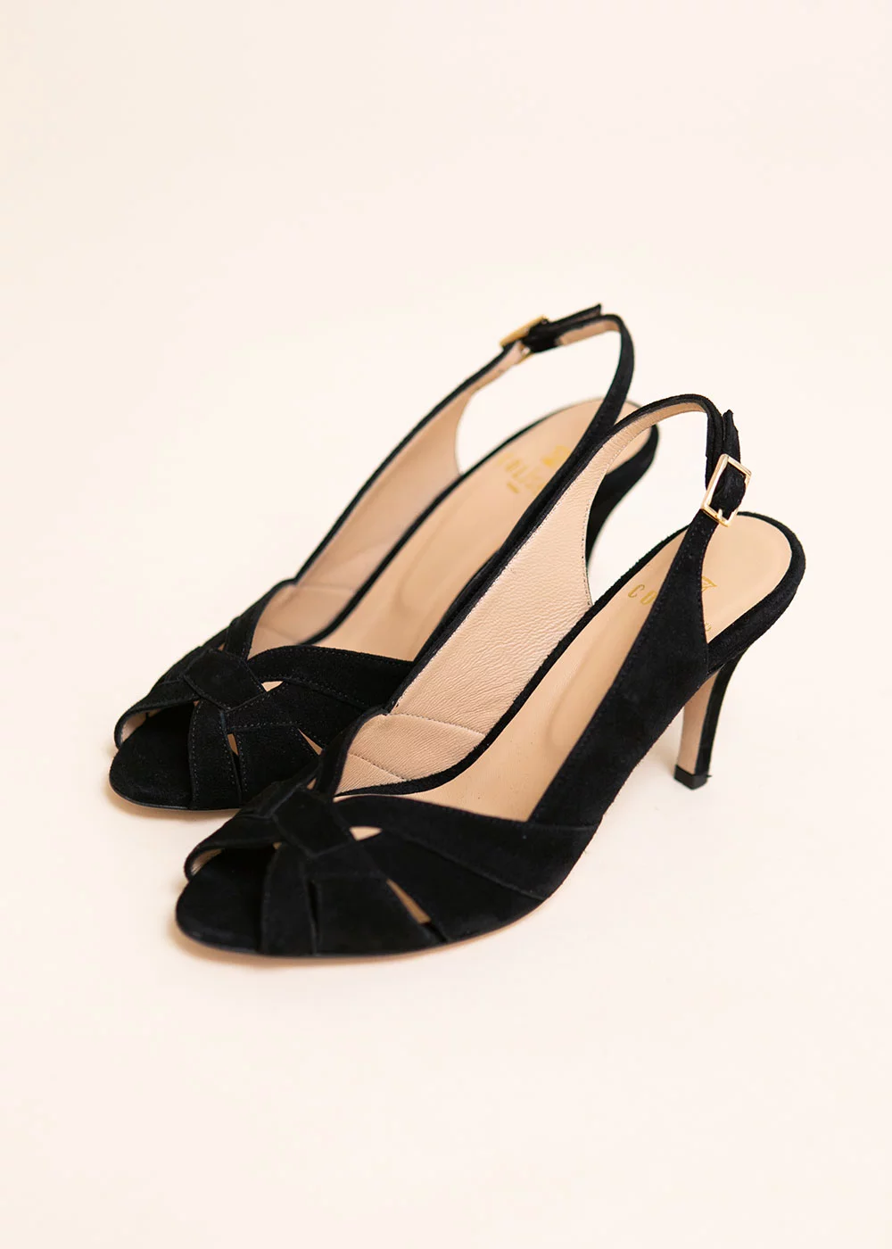 SLING HEFINA VELOURS NOIR