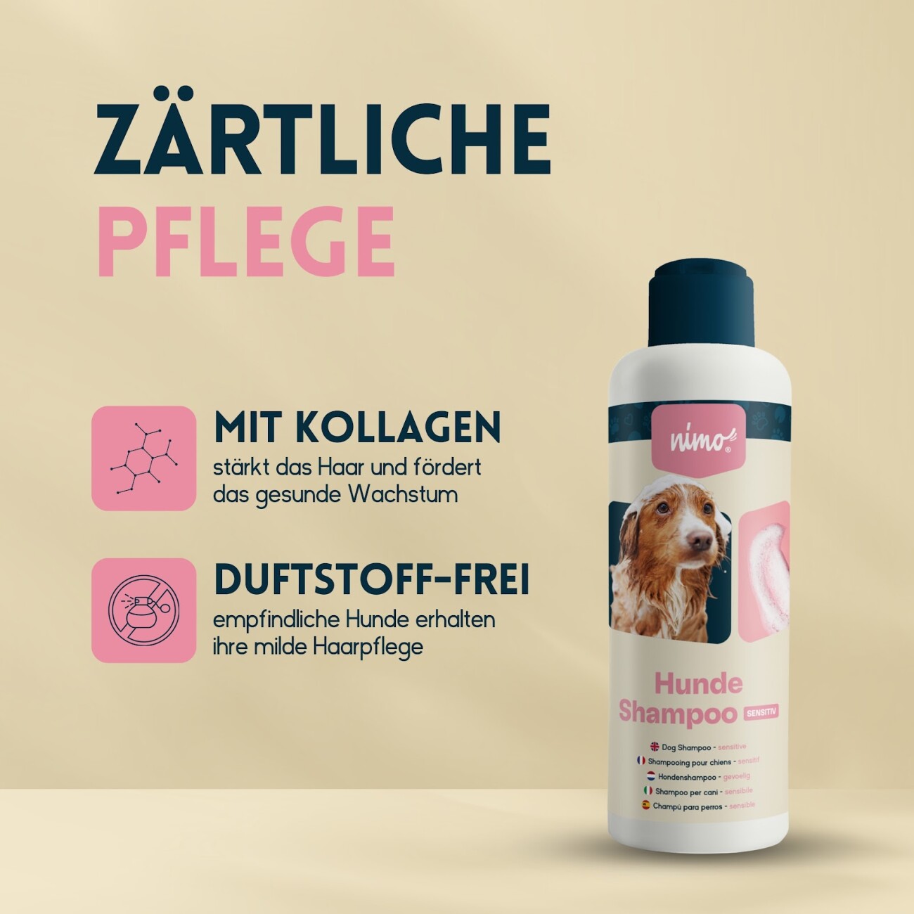 nimo Hunde Shampoo sensitiv 250 ml