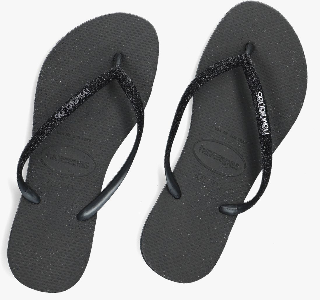 HAVAIANAS zwarte havaianas teenslippers slim sparkle ii