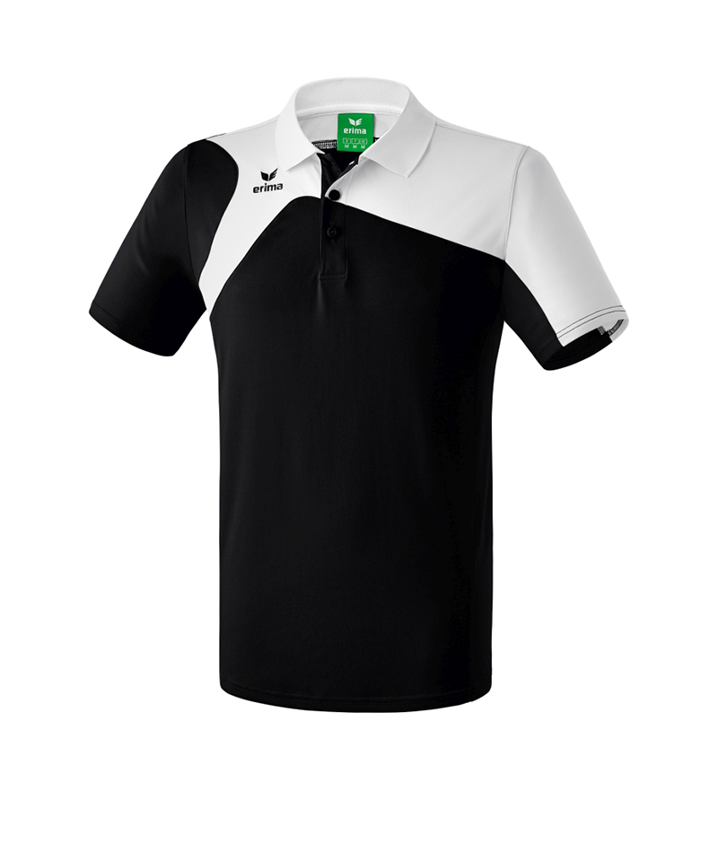 Erima Club 1900 2.0 Poloshirt Kids Schwarz Weiss