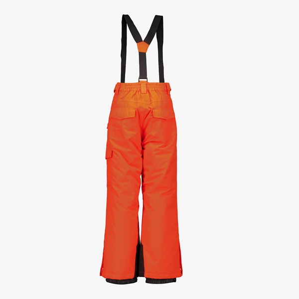 Mountain Peak kinder skibroek met bretels oranje