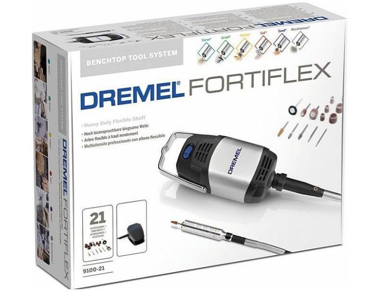 Dremel Multifunktionswerkzeug 9100-21 Fortiflex Präzisionswerkzeug für die Bearbeitung verschiedenster Materialien