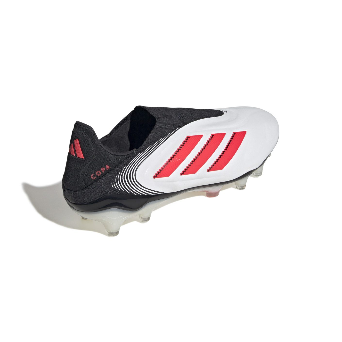 Adidas Copa Pure III Elite Veterloze Gras Voetbalschoenen (FG) Wit Zwart Rood