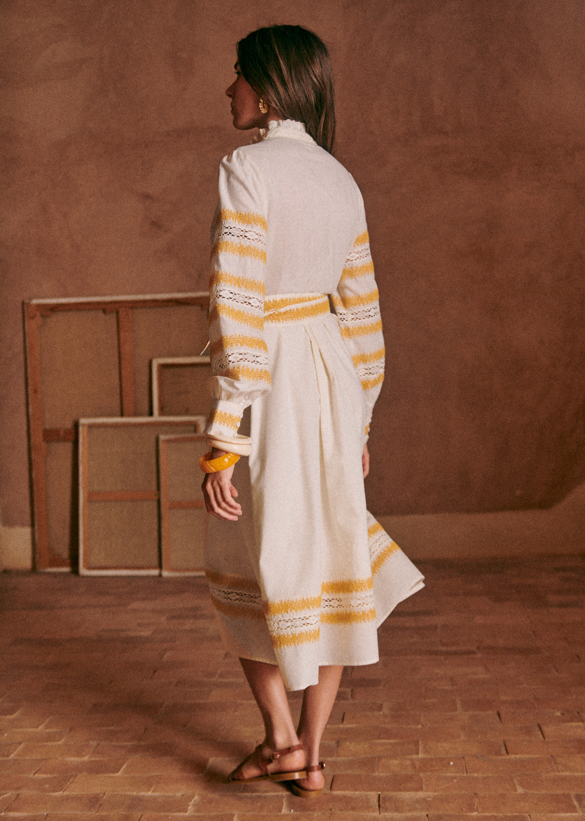 Robe Élodie - Ecru Jaune - E-SHOP/ROBES 5905187