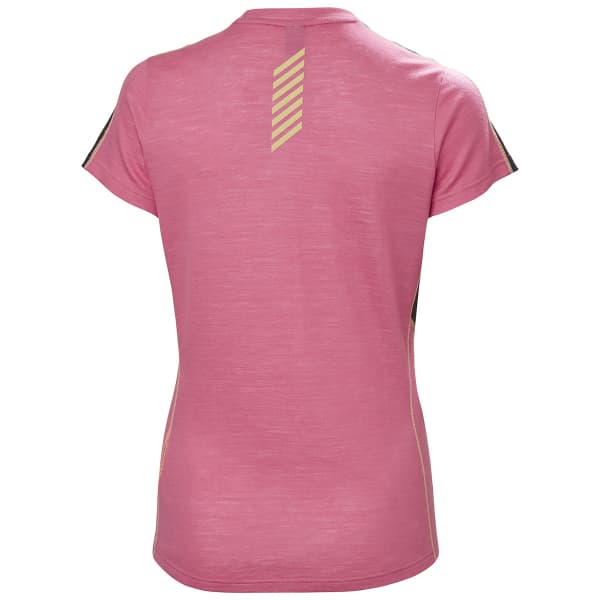 T-shirt randonnée HELLY HANSEN W LIFA MERINO LIGHTWEIGHT T-SHIRT CASCADIA PINK
