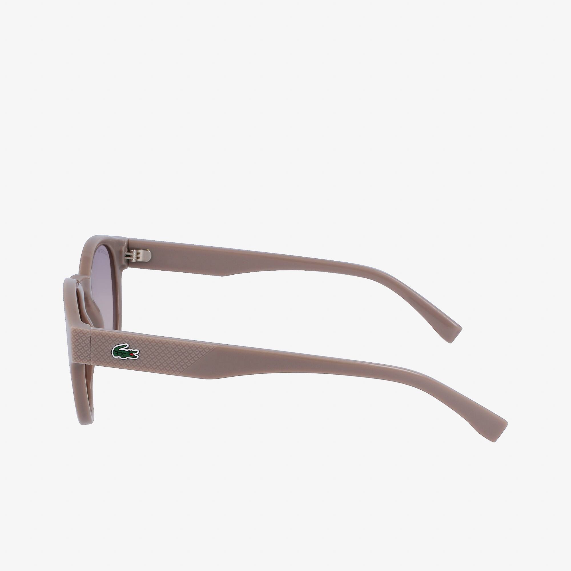 Lunettes de soleil L.12.12 ovales en résine végétale Lunettes de soleil - Gris - Lacoste - Femme