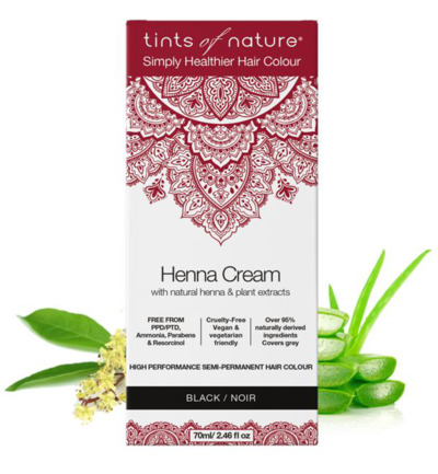 Tints Of Nature Henna cream black semi permanent (70 ml)