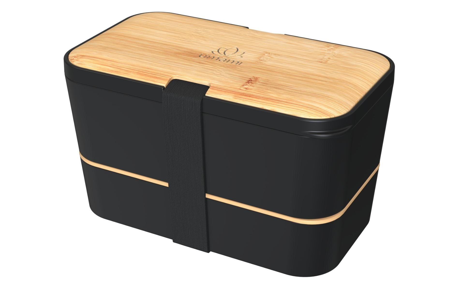 Lunchbox Nestable L Bamboo BlackPraktische und nachhaltige Lunchbox
