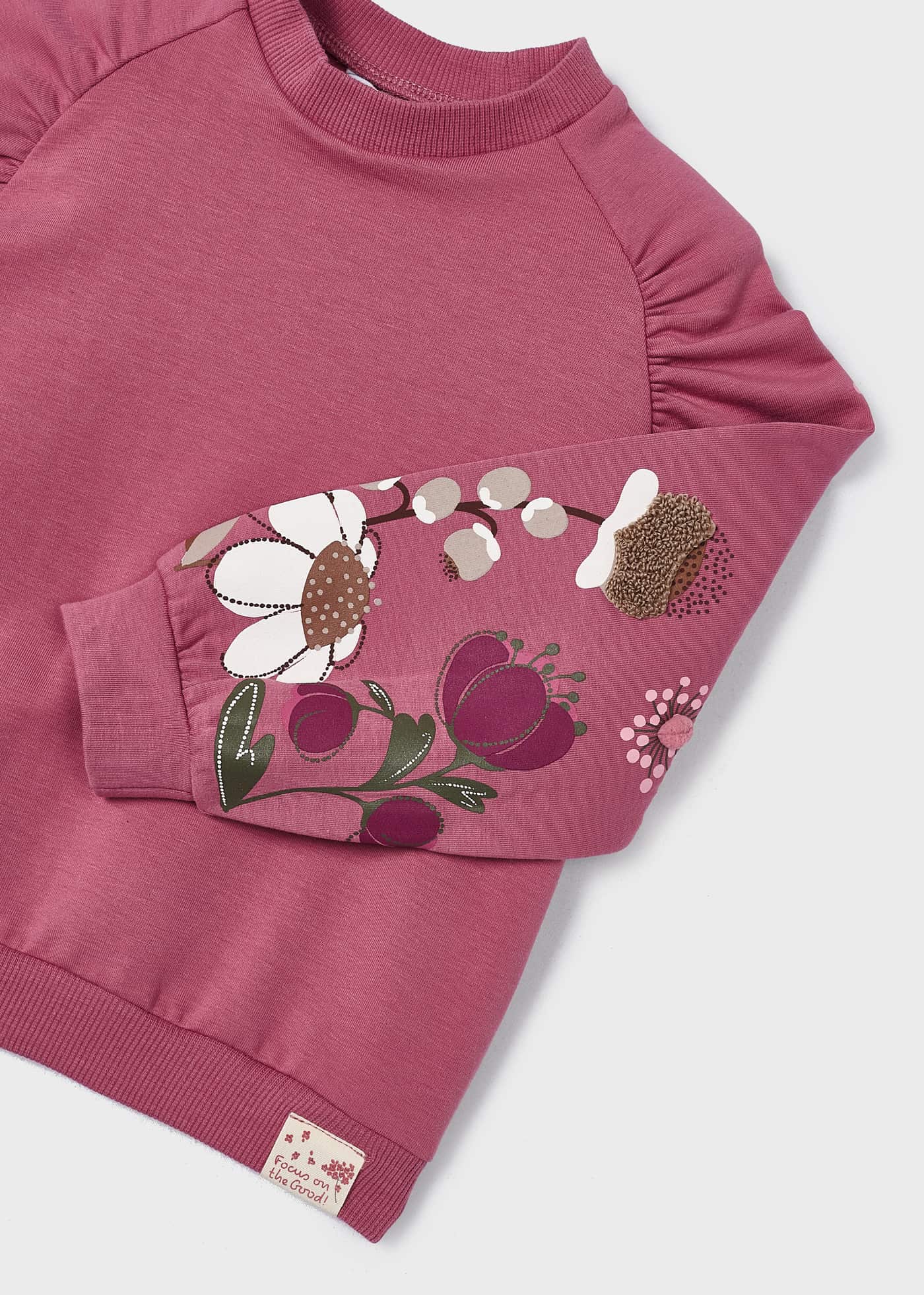 Moletom bordado Better Cotton para meninas