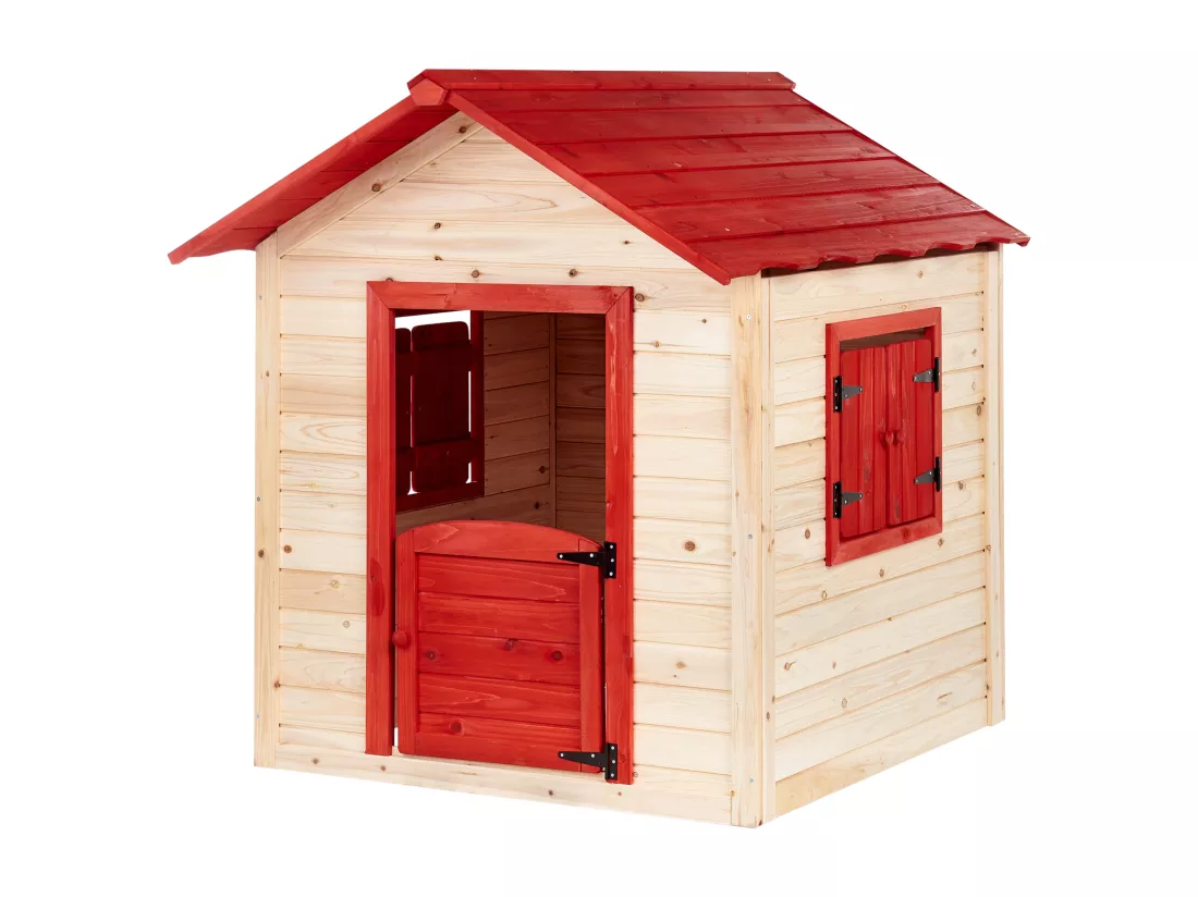 Cabane de jardin pour enfants PELOPIO Rouge