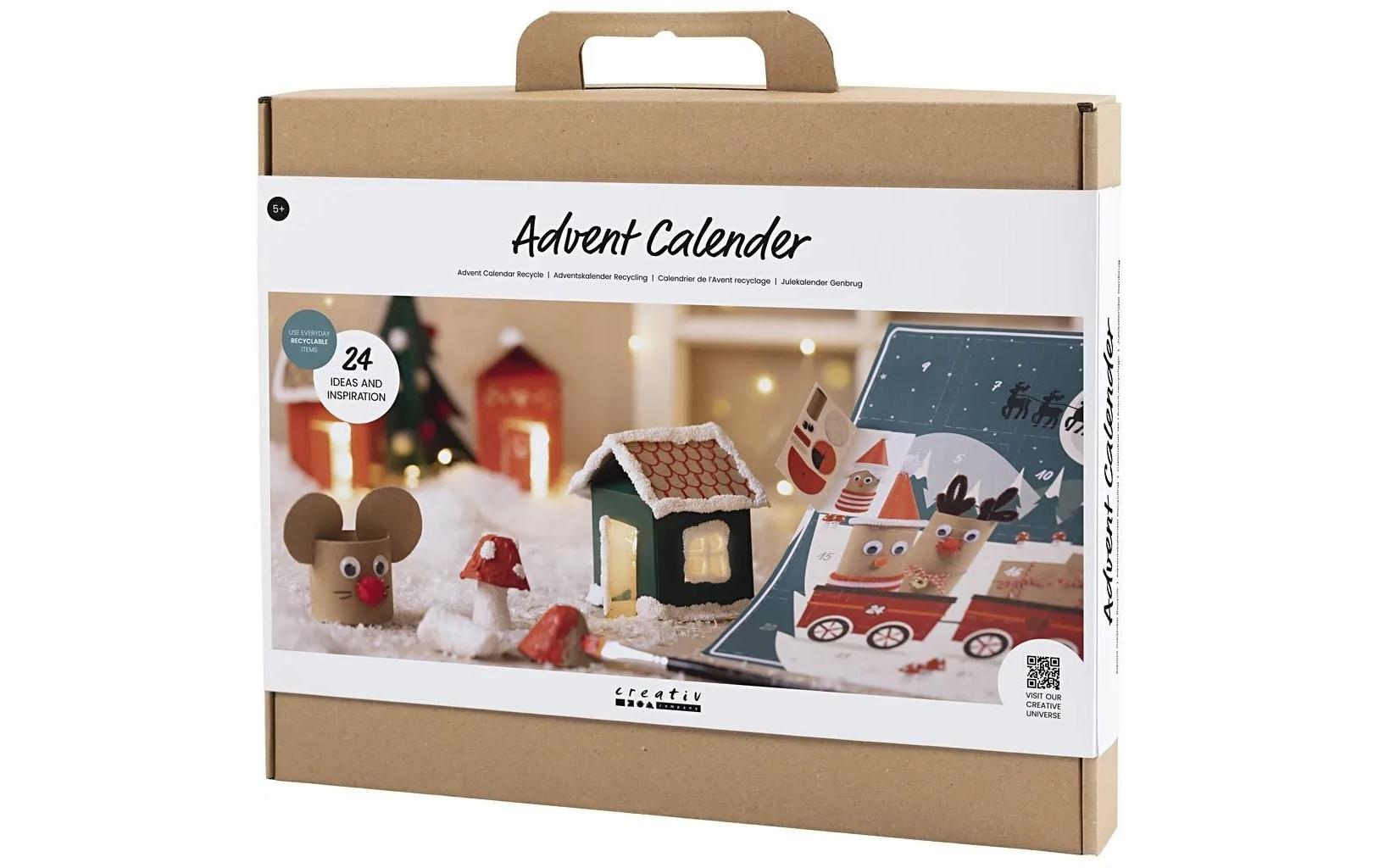 Adventskalender Bastelprojekte RecyclingAdventskalender mit neuen Bastelprojekten