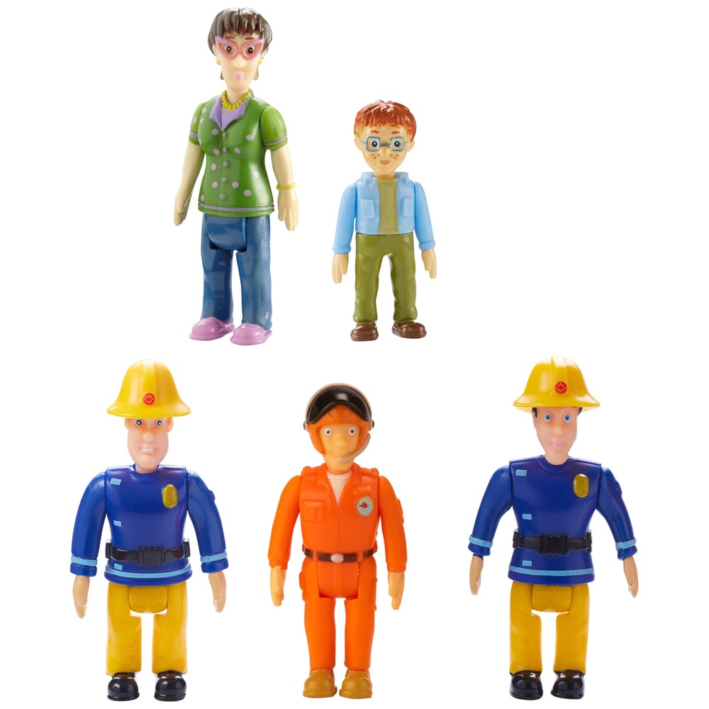 Feuerwehrmann Sam Actionfiguren Fünferpack