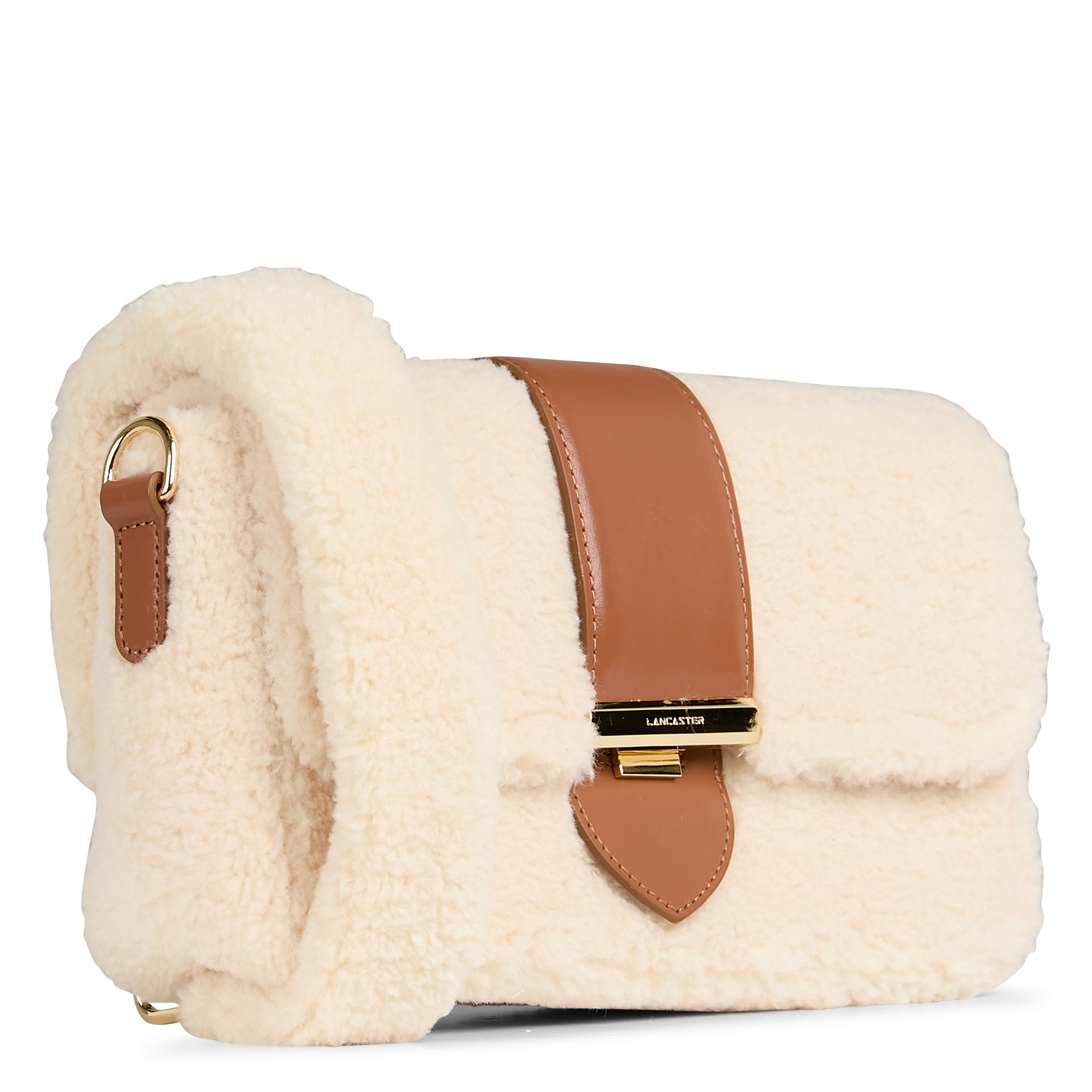 MOUMOUTE - Sac porté épaule en sherpa | Marron