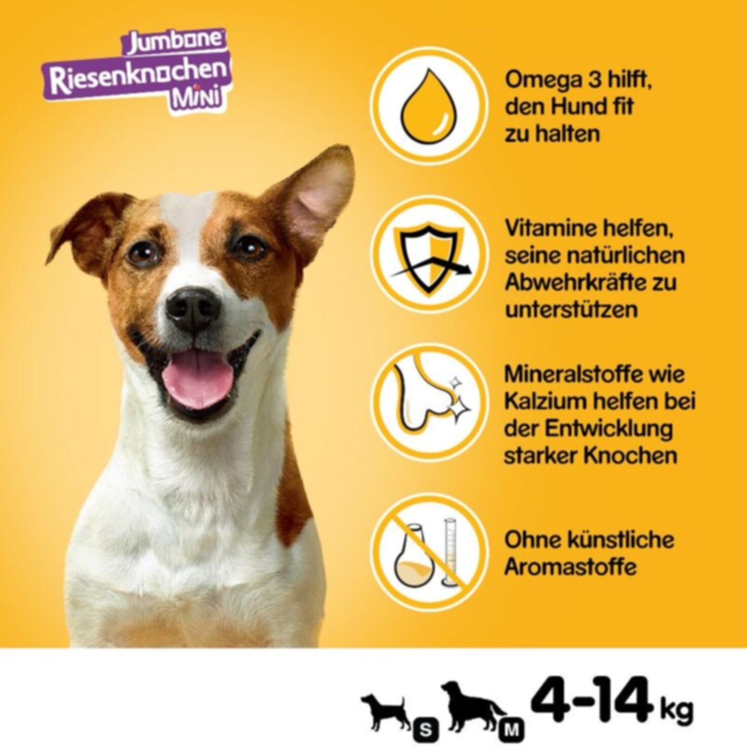 Pedigree Jumbone Mini Rind und Geflügel 4 Stück