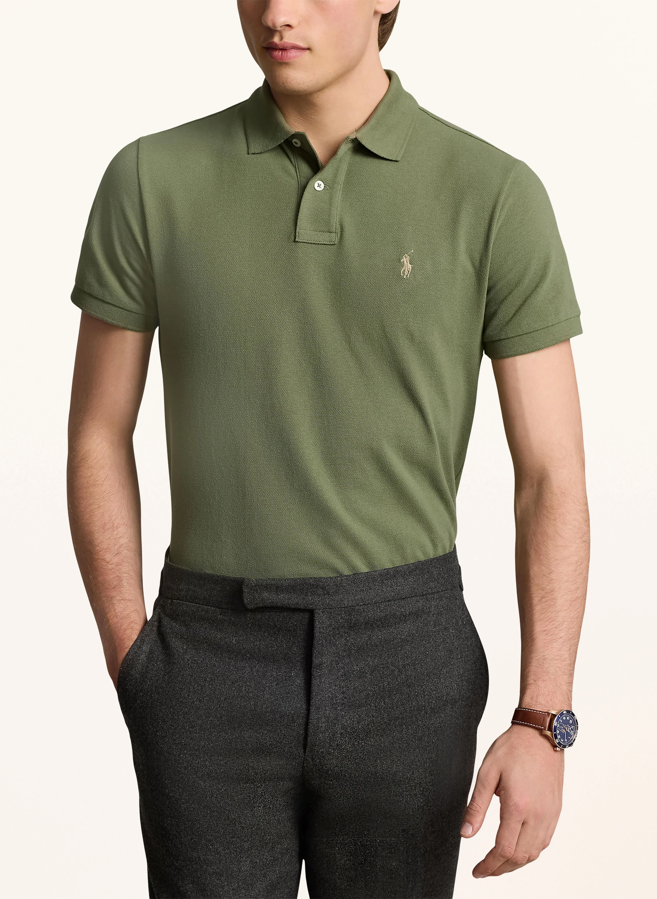 POLO RALPH LAUREN Piqué-Poloshirt Custom Slim Fit