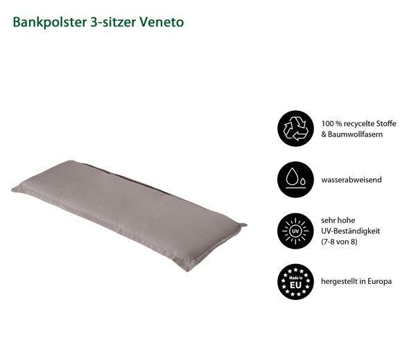 Dehner Bankauflage Veneto 3-Sitzer, ca.