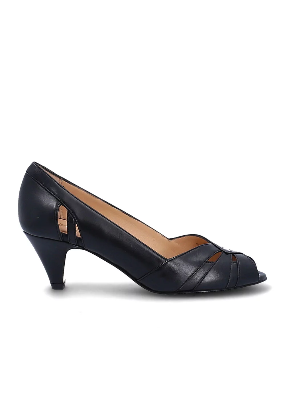 ESCARPIN REINE CUIR NOIR