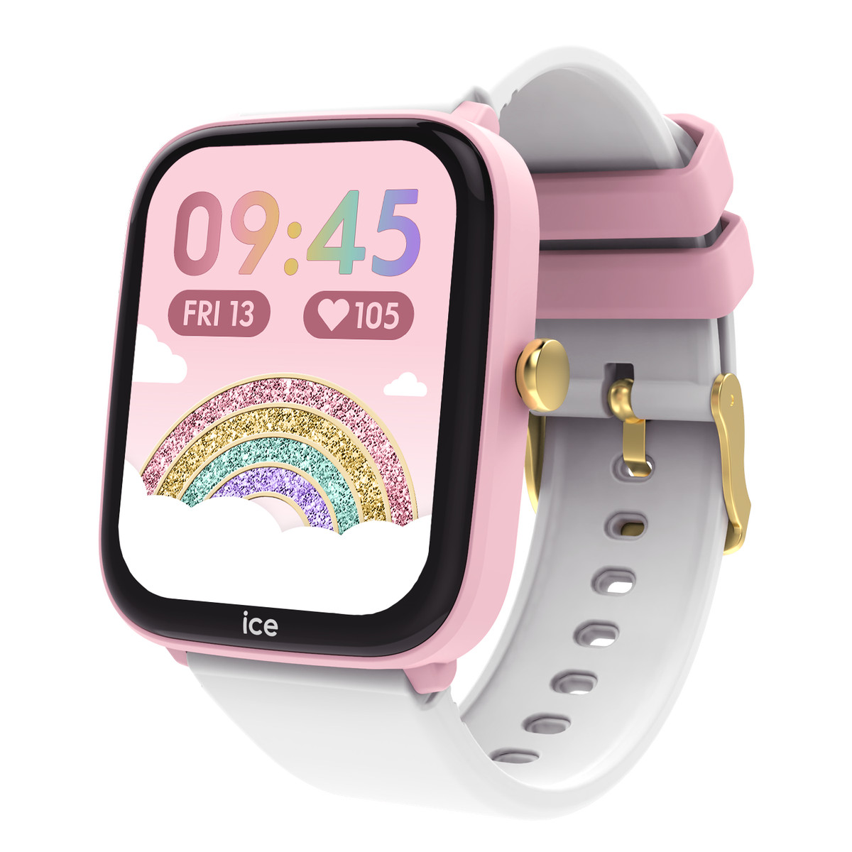 Montre ICE WATCH Ice smart enfant bracelet silicone blanc
