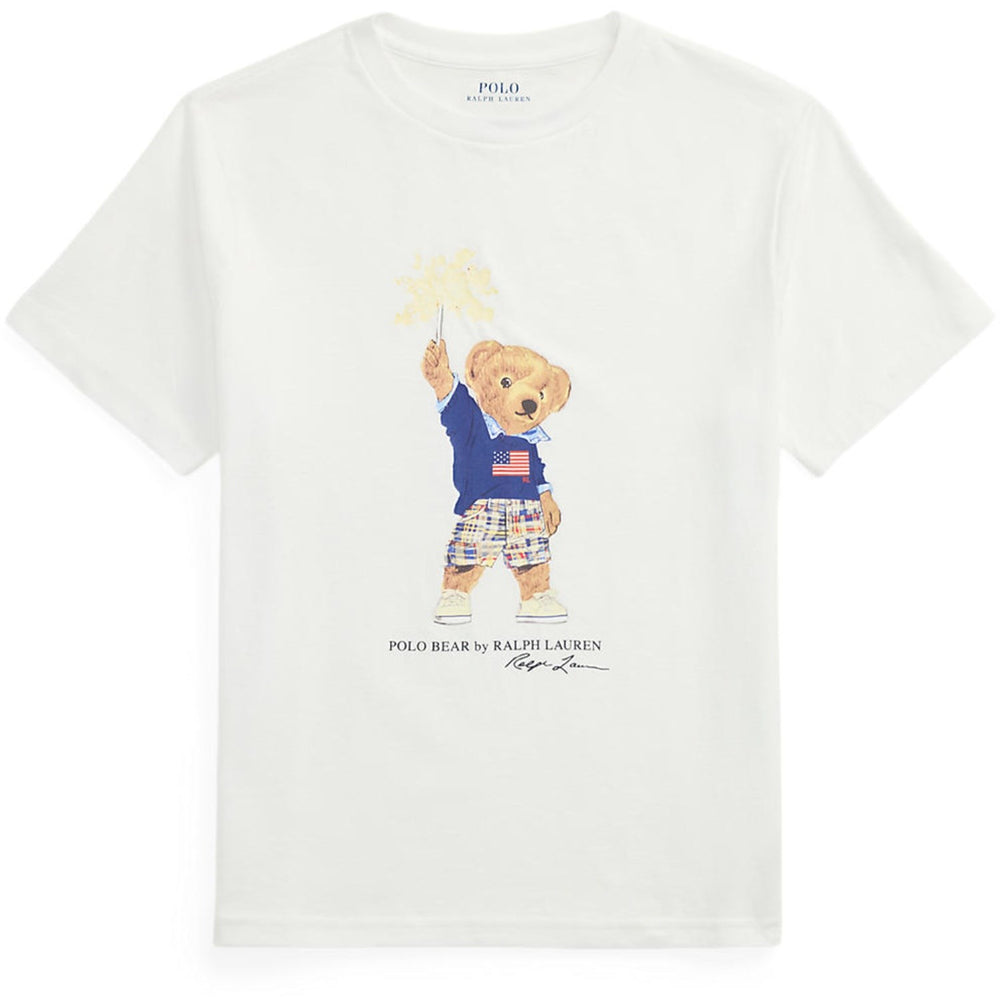Køb Polo Ralph Lauren Pf24 White Hyannis Bear T-Shirt