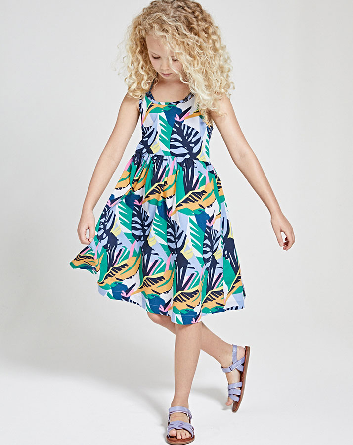 Kleid FRANGIPANI SEVILLE in dusty light blue