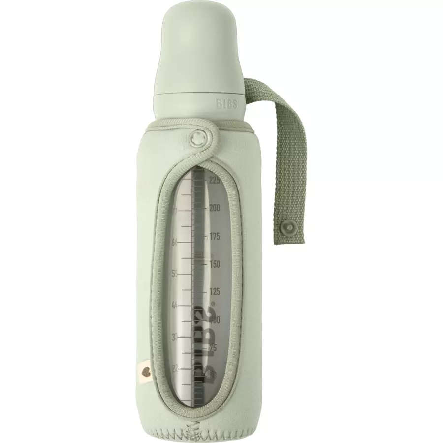 BIBS® Babyflaschehülle für Flasche 225 ml Sage