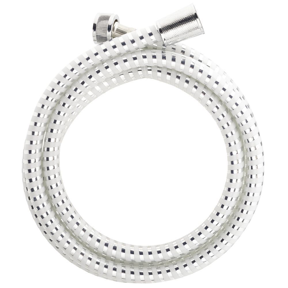 Flexible de douche plastique blanc L. 2 m
