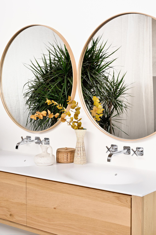 Ethnicraft Clear Layers spiegel 121 naturel eiken