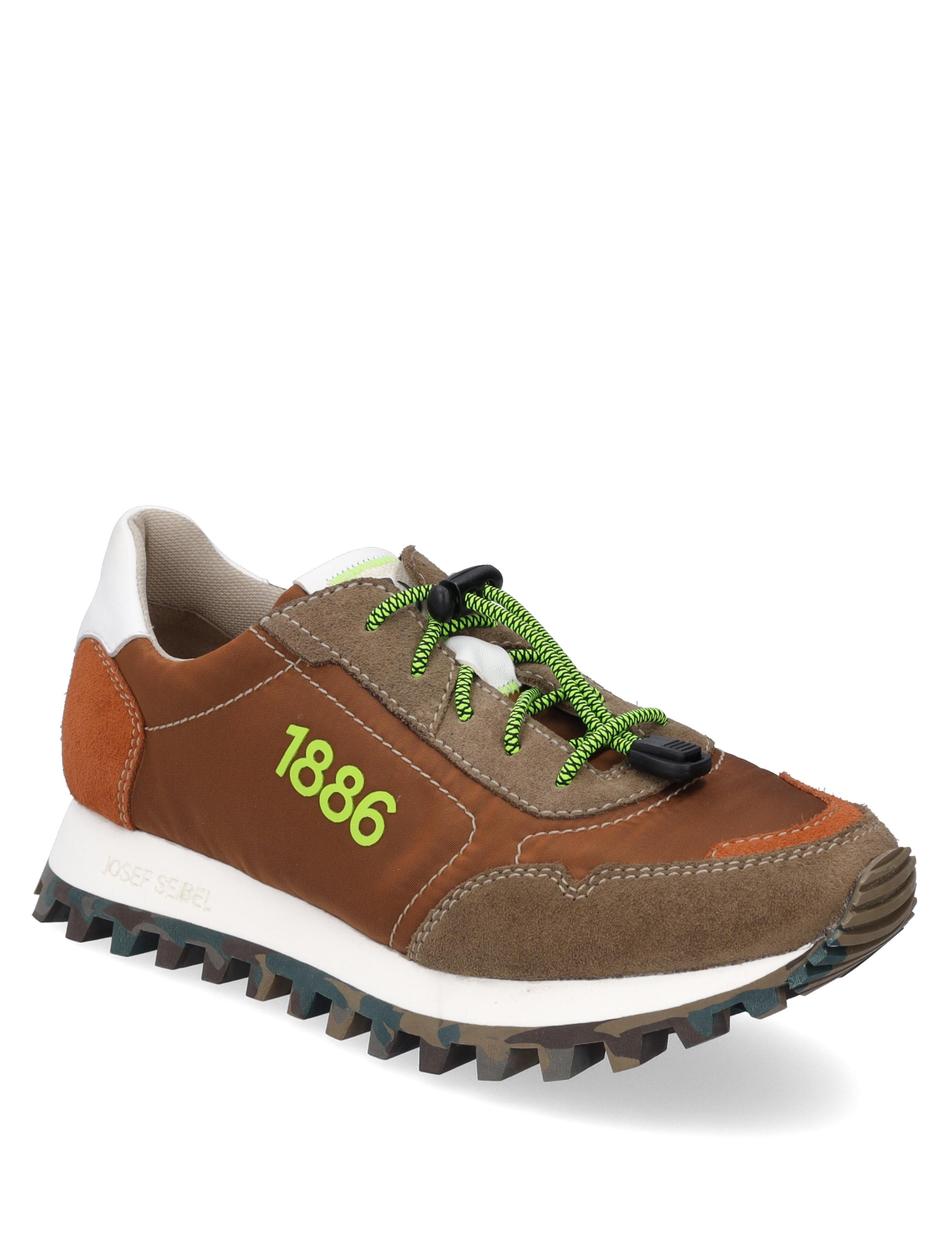 Sneaker Bonnie 01, taupe-orange