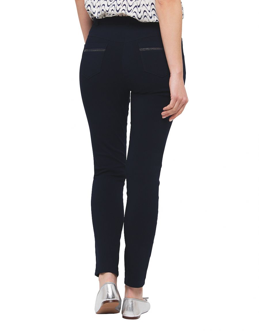 Pantalon bleu marine 7/8e