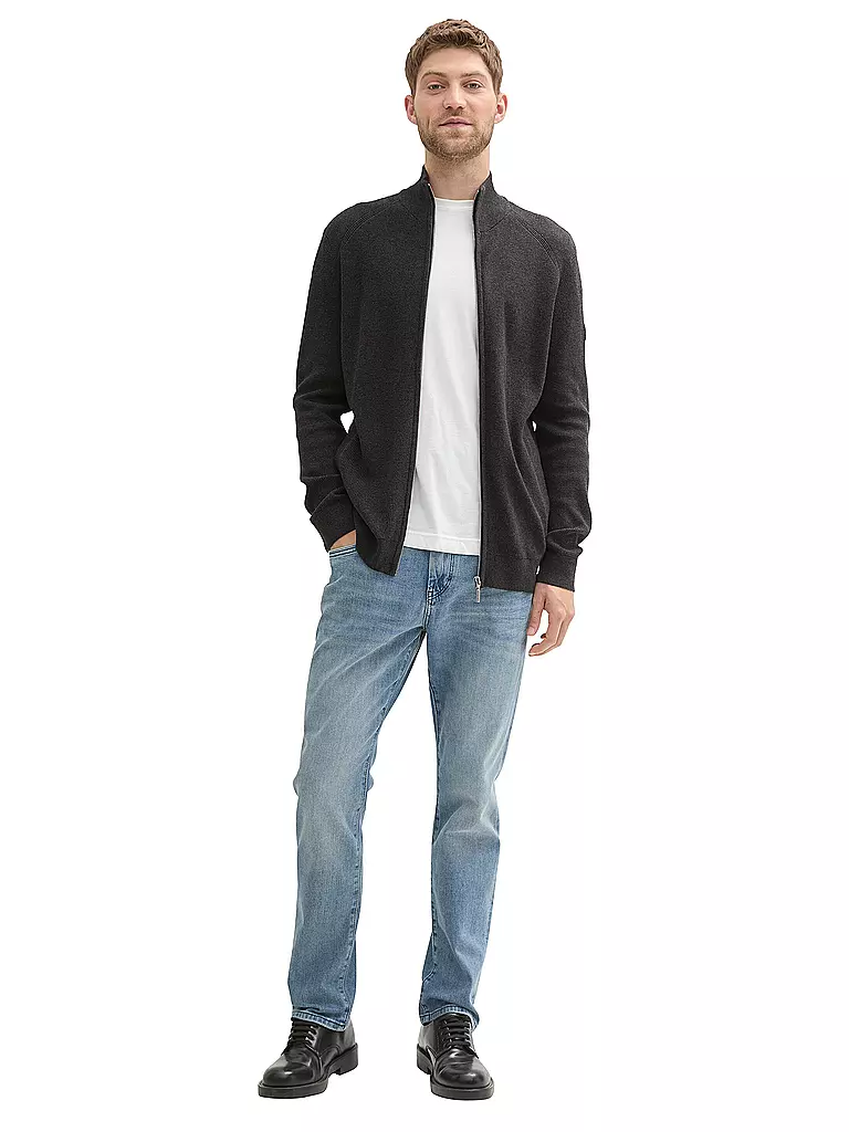 TOM TAILOR Strickjacke grau