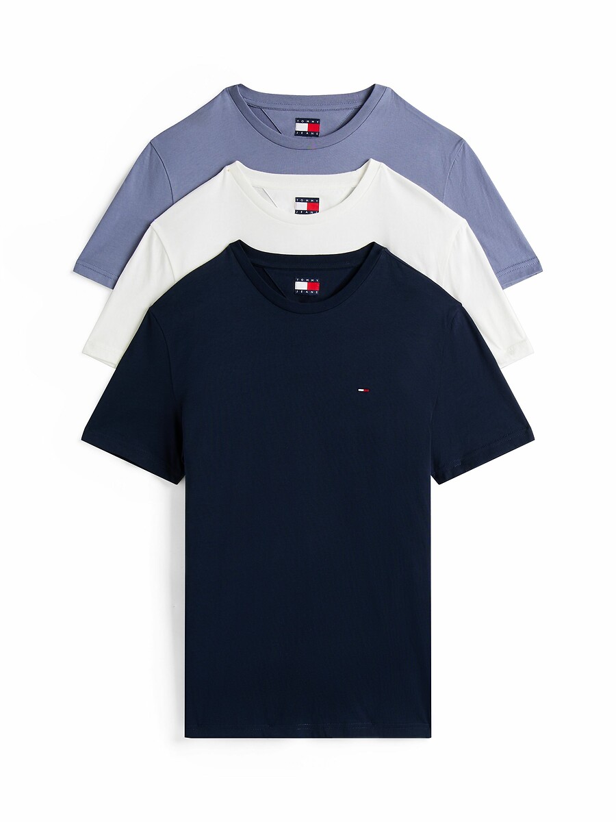 TOMMY JEANS<br>Conjunto de 3 camisetas slim-fit
