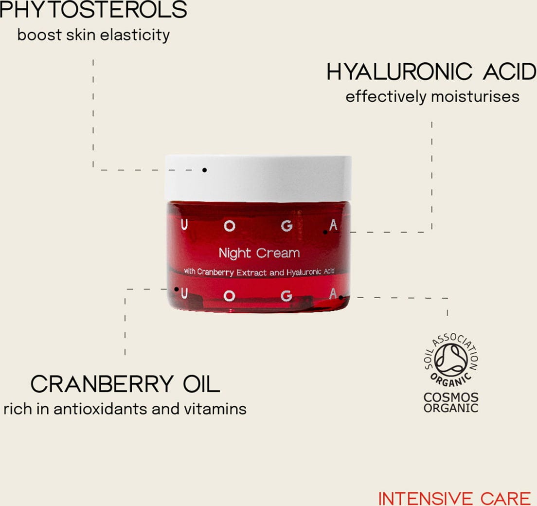 UOGA UOGA  Intensive Care Night Face Cream, 30 ml