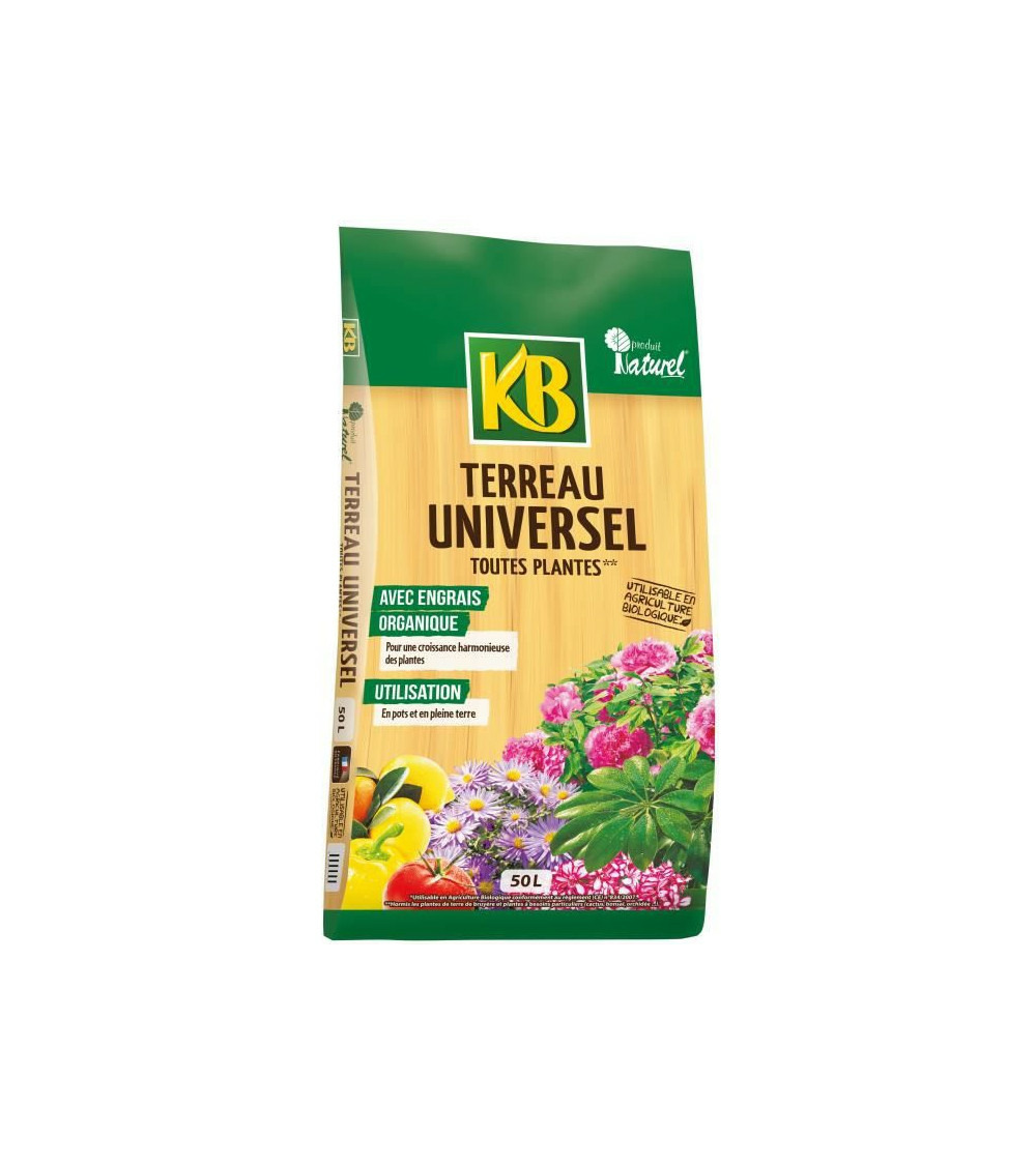 Terreau universel - toutes plantes - 50 l