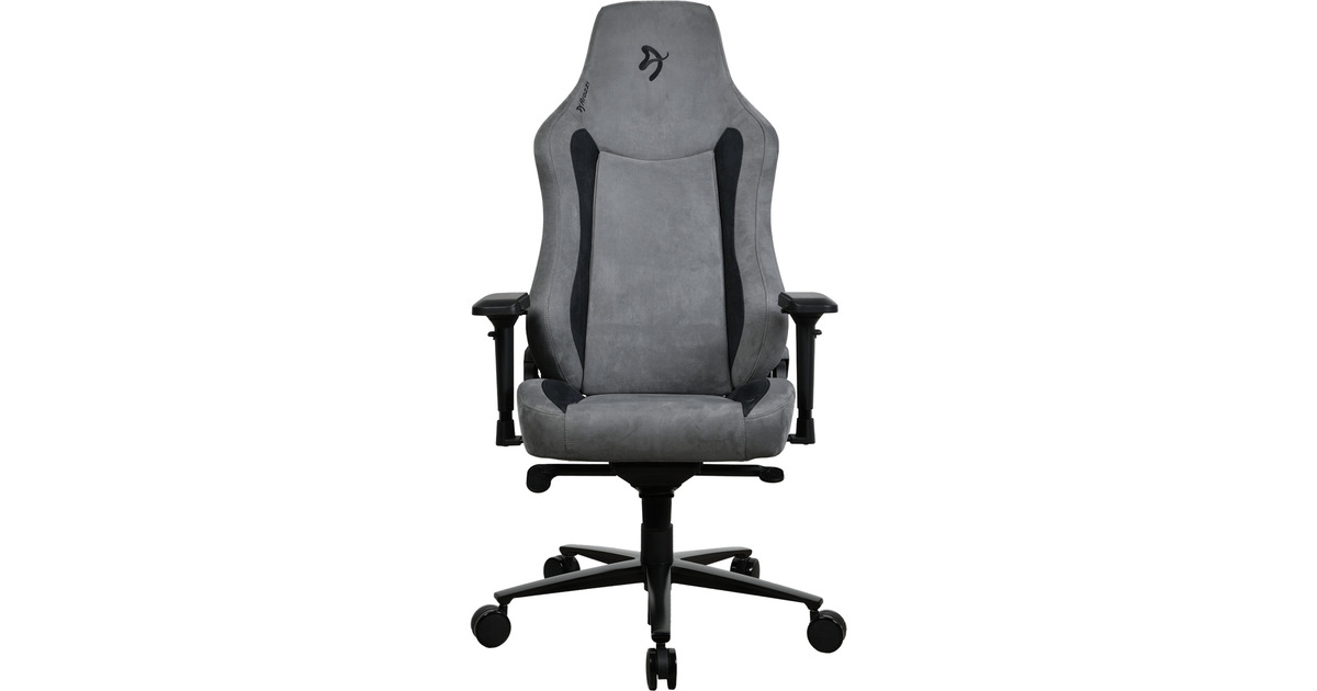 ArozziVernazza Supersoft Fabric - Anthracite gamestoel  (Antraciet)