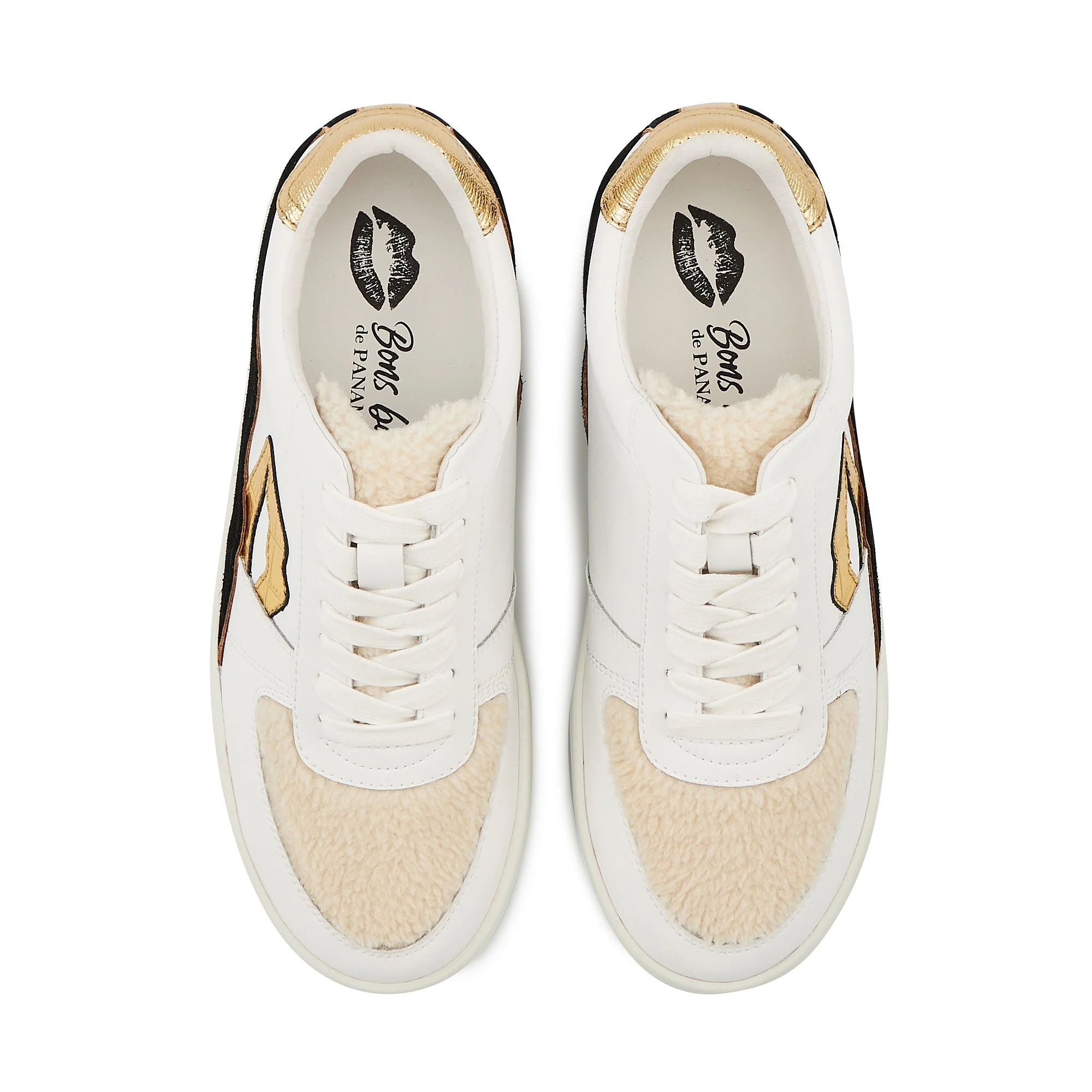 LOULOU - Sneakers en cuir | Doré