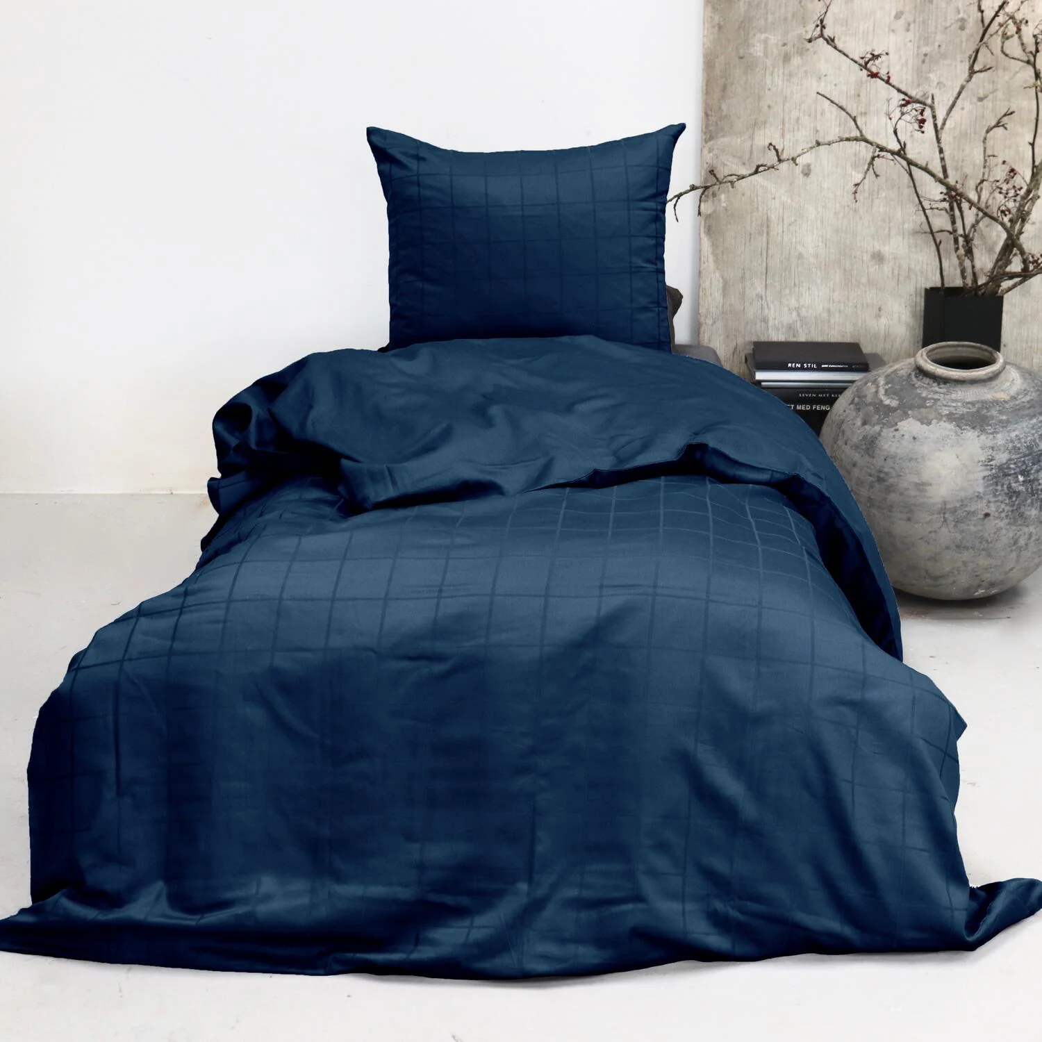Omhu  Mega Tern sengetøj - Navy